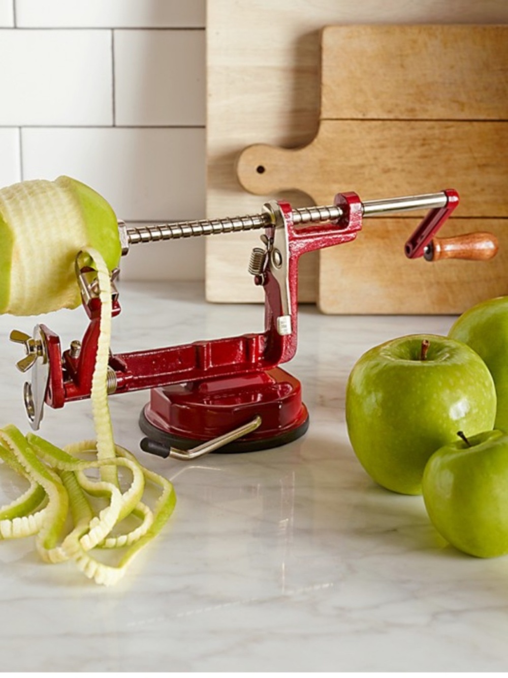 GRANDMACORE WILLIAMS SONOMA APPLE PEELER-CORER IN BOX